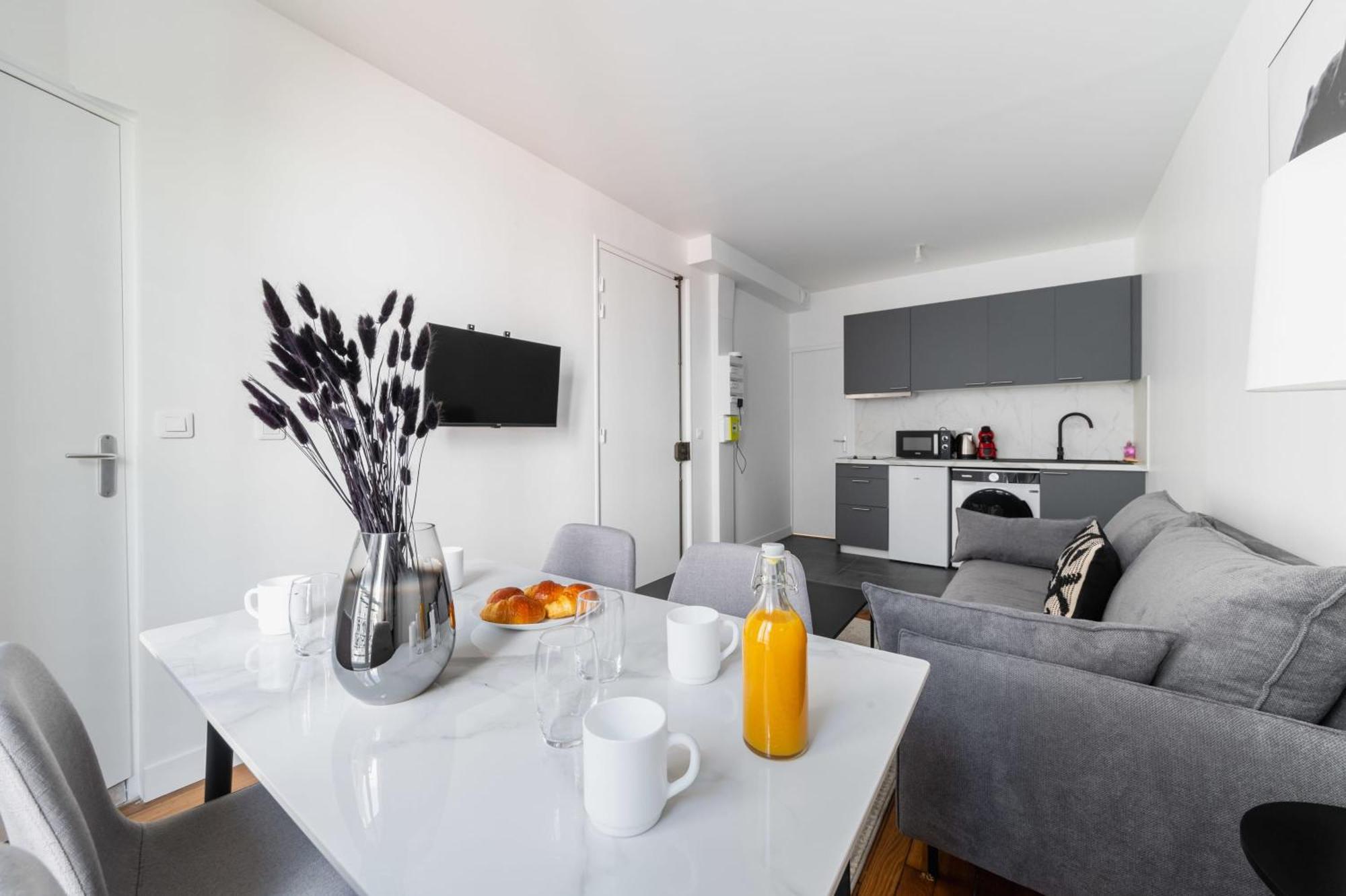 Apartmán 2 Pieces Refait Neuf Metro Jaures - Paris 19 - 4P - Flat-Guest Exteriér fotografie